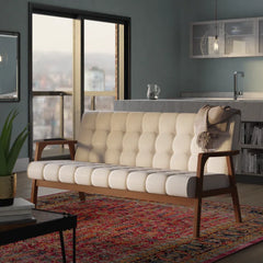 Faux Leather Loveseat – Compact, Stylish & Easy to Maintain