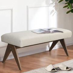 Balentino Upholstered Bench - Wooden Bazar