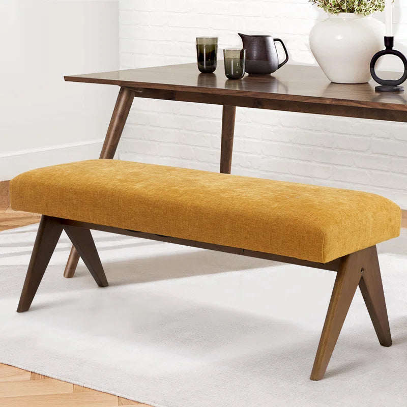 Balentino Upholstered Bench - Wooden Bazar