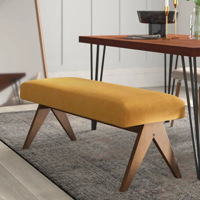 Balentino Upholstered Bench - Wooden Bazar