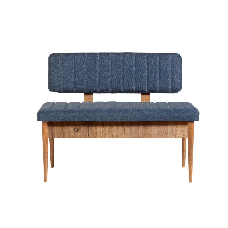 Nency Upholstered Bench - Wooden Bazar