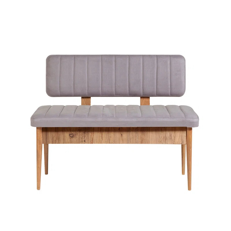 Nency Upholstered Bench - Wooden Bazar