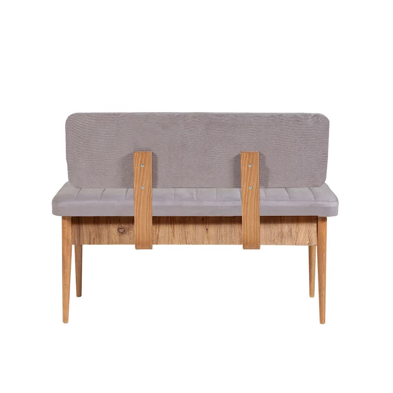 Nency Upholstered Bench - Wooden Bazar