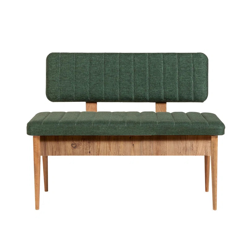 Nency Upholstered Bench - Wooden Bazar