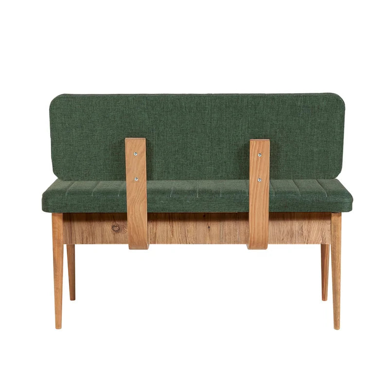 Nency Upholstered Bench - Wooden Bazar