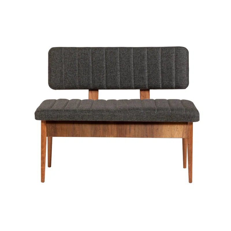 Nency Upholstered Bench - Wooden Bazar