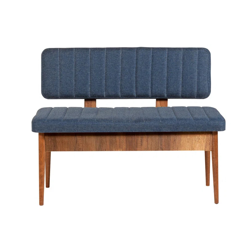 Nency Upholstered Bench - Wooden Bazar