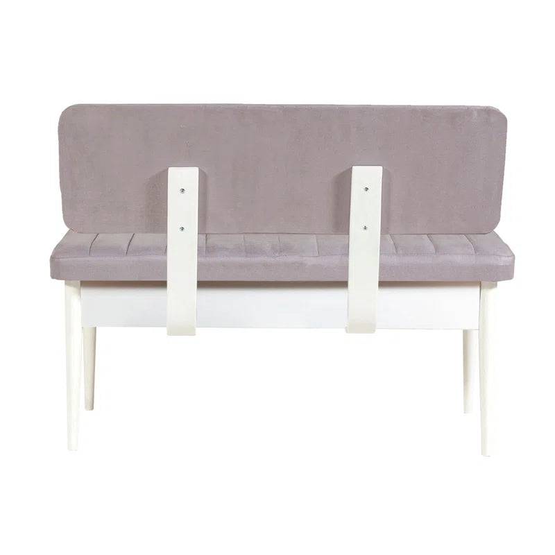 Nency Upholstered Bench - Wooden Bazar