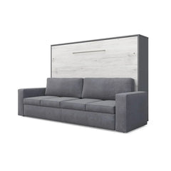 TRAVEY Upholstered Murphy Bed - Wooden Bazar