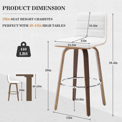 Corria Swivel Upholstered Swivel Counter & Bar Stool (Set of 3)