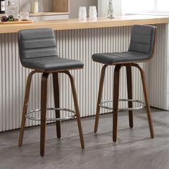 Corria Swivel Upholstered Swivel Counter & Bar Stool (Set of 3)