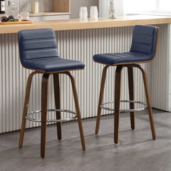 Corria Swivel Upholstered Swivel Counter & Bar Stool (Set of 3)