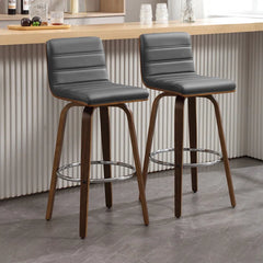 Corria Swivel Upholstered Swivel Counter & Bar Stool (Set of 3)