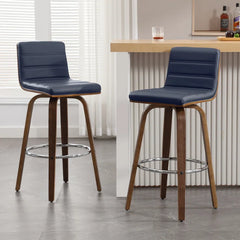 Corria Swivel Upholstered Swivel Counter & Bar Stool (Set of 3)