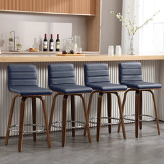 Corria Swivel Upholstered Swivel Counter & Bar Stool (Set of 3)