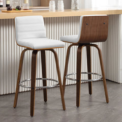 Corria Swivel Upholstered Swivel Counter & Bar Stool (Set of 3)