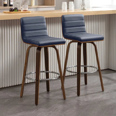 Corria Swivel Upholstered Swivel Counter & Bar Stool (Set of 3)