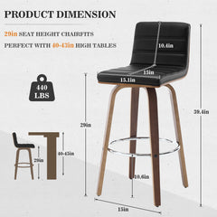 Corria Swivel Upholstered Swivel Counter & Bar Stool (Set of 3)