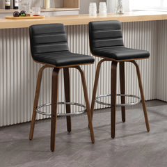 Corria Swivel Upholstered Swivel Counter & Bar Stool (Set of 3)