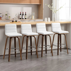 Corria Swivel Upholstered Swivel Counter & Bar Stool (Set of 3)