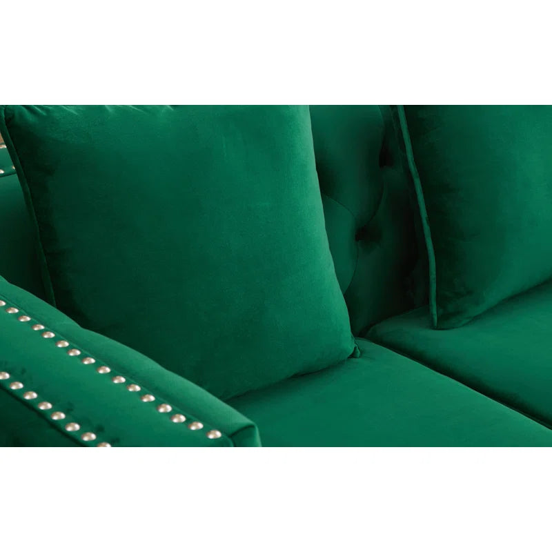 Vanidav 2 - Piece Velvet Living Room Luxury Sofa Set