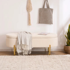 Lavaska Storage Bench for Bedroom End of Bed Window Living room