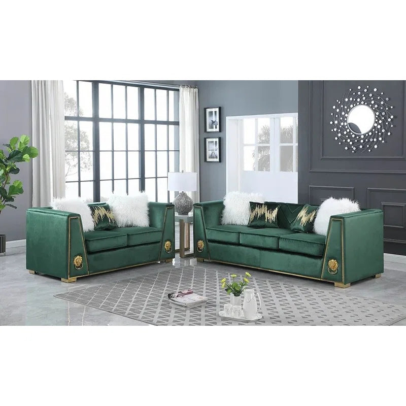 Velvet Living Room Set Luxury sofa set