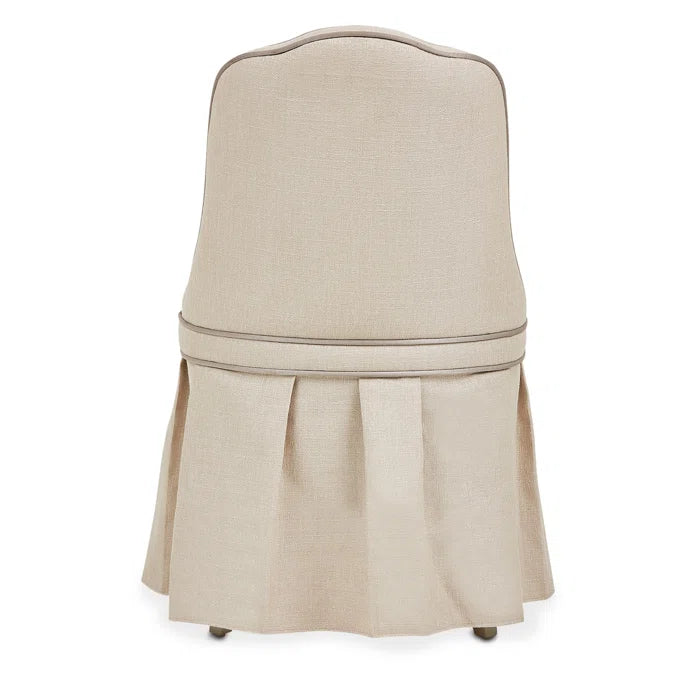 Eity Vanity Set with Mirror & Chair - Caramel