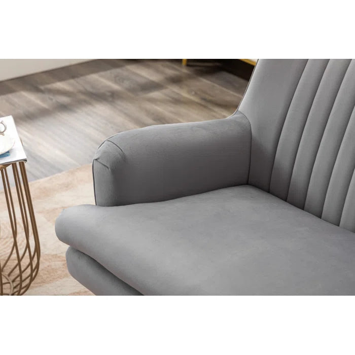 Vootelez 2 - Piece Modern Velvet Upholstered Living Room Luxury Sofa Set