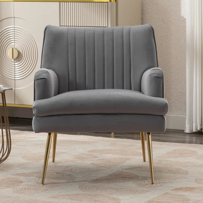 Vootelez 2 - Piece Modern Velvet Upholstered Living Room Luxury Sofa Set