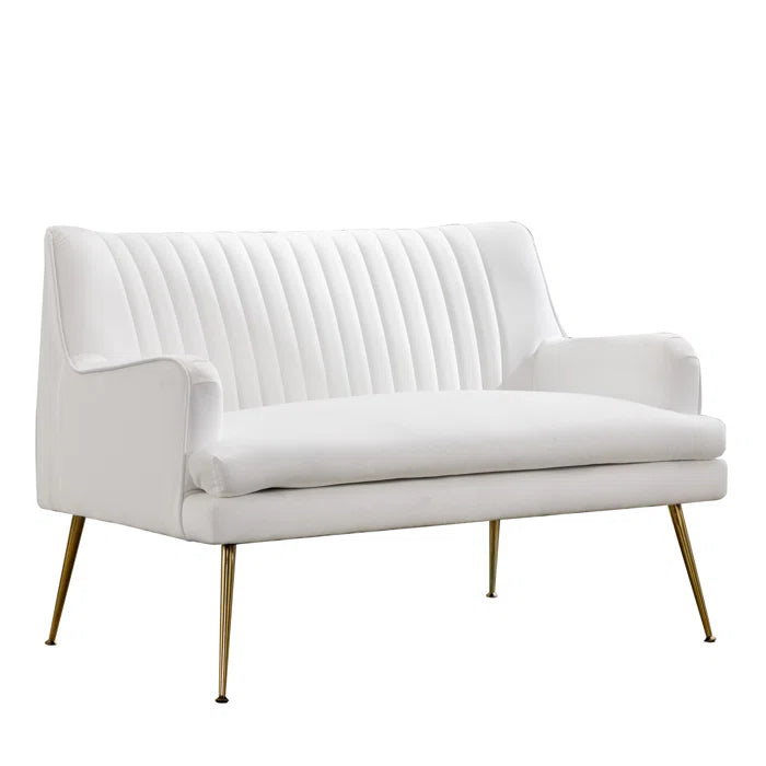 Vootelez 2 - Piece Modern Velvet Upholstered Living Room Luxury Sofa Set