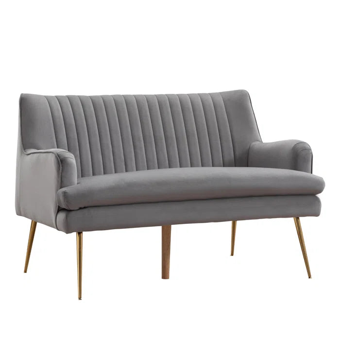Vootelez 2 - Piece Modern Velvet Upholstered Living Room Luxury Sofa Set