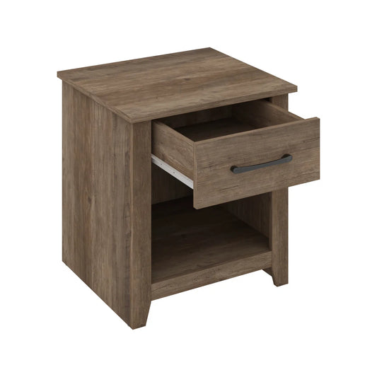 Giwi Drawer Nightstand - Wooden Bazar