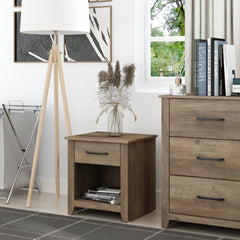 Giwi Drawer Nightstand - Wooden Bazar