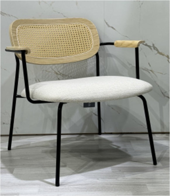 Sazler Dining Chair In Rattan Cane Style - Wooden Bazar