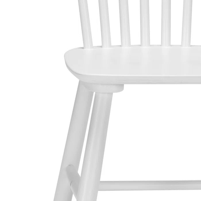 Chesley Solid Wood Windsor Back Side Chair (Set of 2)  - Wooden Bazar