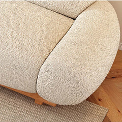 White Cashmerez In-line Sofa 3 - Piece Living Room Set Luxury Sofa Set