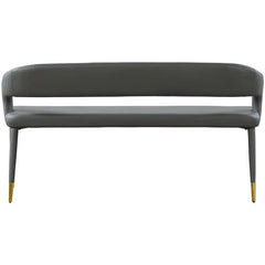 Xaxy Vegan Leather Upholstered Bench
