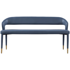 Xaxy Vegan Leather Upholstered Bench