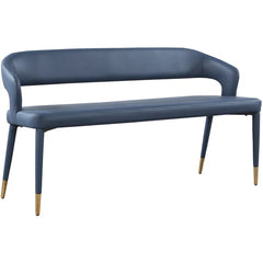Xaxy Vegan Leather Upholstered Bench