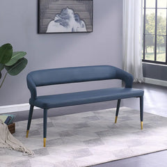 Xaxy Vegan Leather Upholstered Bench