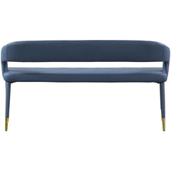 Xaxy Vegan Leather Upholstered Bench