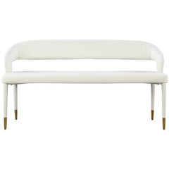 Xaxy Vegan Leather Upholstered Bench