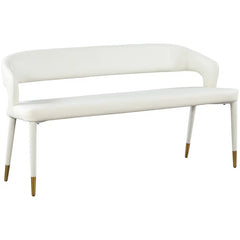 Xaxy Vegan Leather Upholstered Bench