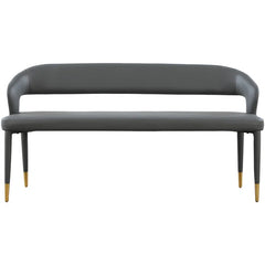 Xaxy Vegan Leather Upholstered Bench
