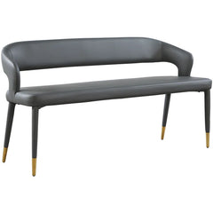 Xaxy Vegan Leather Upholstered Bench