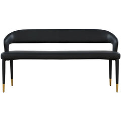 Xaxy Vegan Leather Upholstered Bench