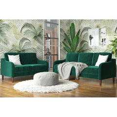 Winniea 2 - Piece Velvet Living Room Luxury Sofa Set