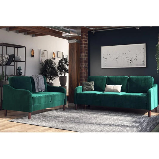 Winniea 2 - Piece Velvet Living Room Luxury Sofa Set