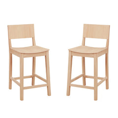 Yalingupz Swivel Counter and bar Stool Solid Wood (Set of 2)